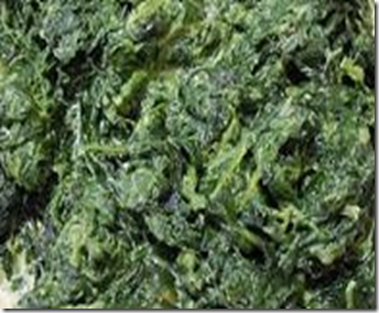 Insalata di spinaci con panna 