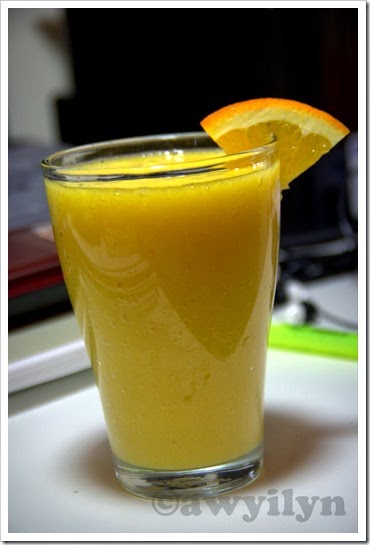 Mango orange smoothie Mango orange smoothie