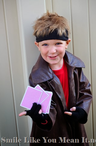 Homemade Gambit Costume