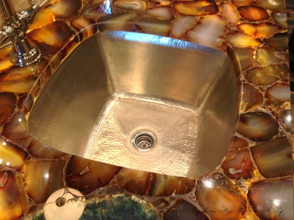 Agate Counter with hammered sink basin.jpg Agate Counter with hammered sink basin