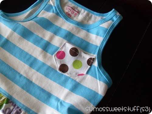 sew pocket to dress