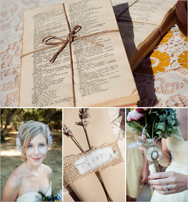 FOTOS: Casamento com decoração vintage e artesanal – Conheça o estilo ‘Homespun’. 9 decoracao casamento vitage - homespun 12