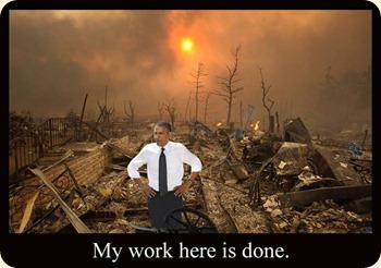 obama my work is done poster