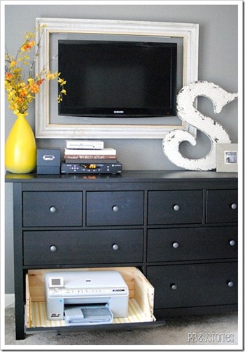 hide away printer storage office bedroom printer storage organization