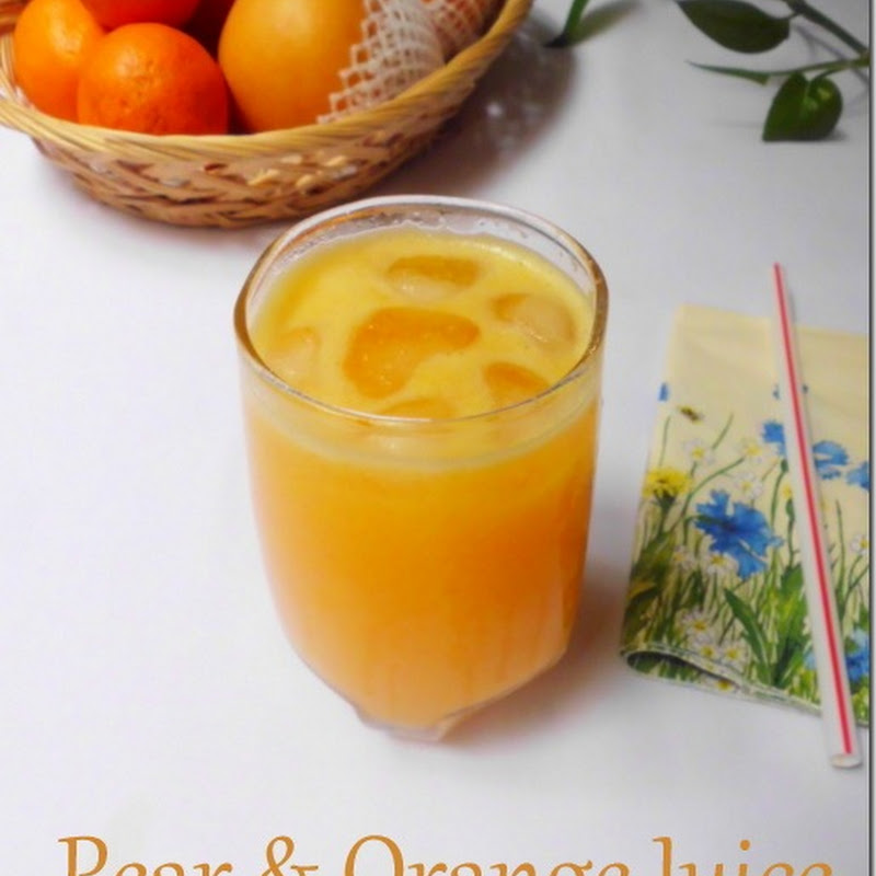 Pear & Orange Juice