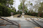 Well, Sharkey, let's think about this logically.  We know that Martha has plans for a beautiful stone walkway and formal gardens in this spot.