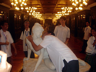 March 12: Mermaid statue at lobby