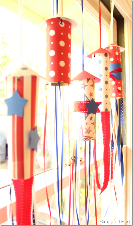 july 4th rocket garland diy