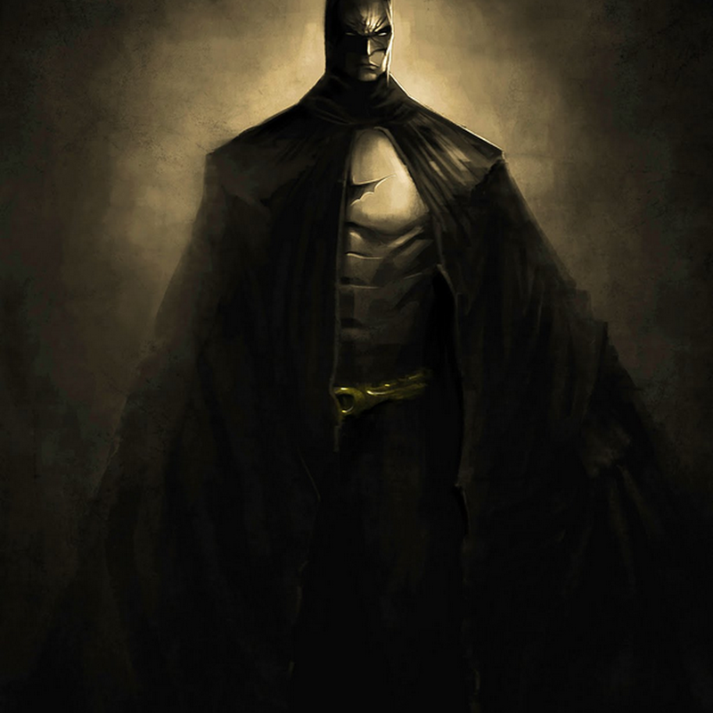 Ce tableau de Batman réalisé en speed painting
