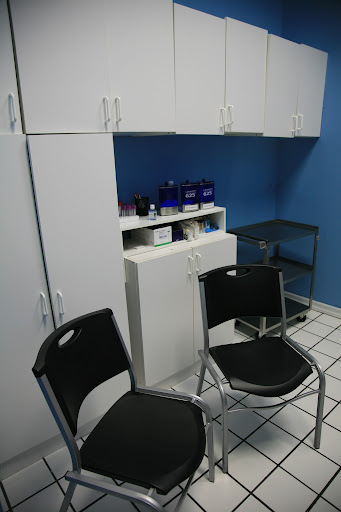 A testing room at the APO After Dark facility. Photo Credit: Alex Crowder