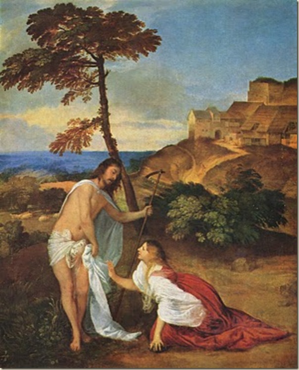 Titien, Noli me tangere Titien, Noli me tangere