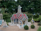 Miniature temple in Legoland Miniature temple in Legoland