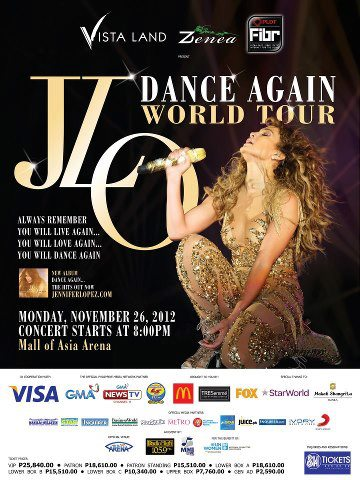 JLo Dance Again World Tour