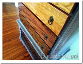 Ombre Stained Drawers - How to create an ombre design on wooden furniture