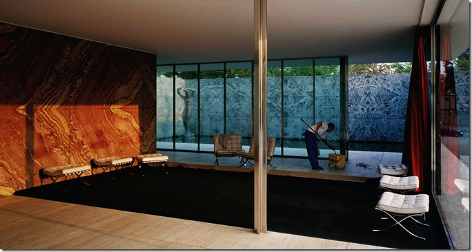 Jeff-Wall-Morning Cleaning, Mies van der Rohe Foundation, Barcelona 1999