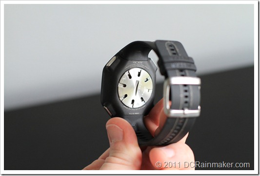Polar RCX5 back of watch