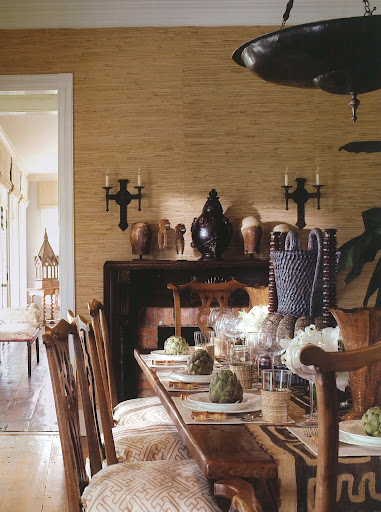 The patterns and shades of colors make the room feel more exotic along side all of the textiles and baskets. The patterns and shades of colors make the room feel more exotic along side all of the textiles and baskets.