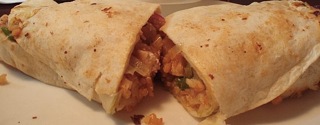 BBQ Chicken Burrito; Gwenn Weiss
