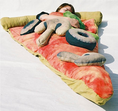 pizza-coperta cuscino-bag-1