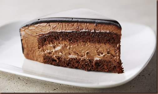 Rich chocolate mousse cake