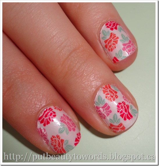 Writing Beauty: Incoco Nail Polish Strips in Very Rosy (Review)