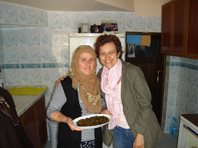 Day 5: Cappadocia; I am honored to meet the lady who prepared the delicious stuffed grapevine leaves.