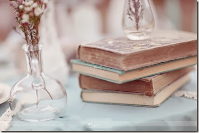 vintage-wedding-books-on-table vintage-wedding-books-on-table