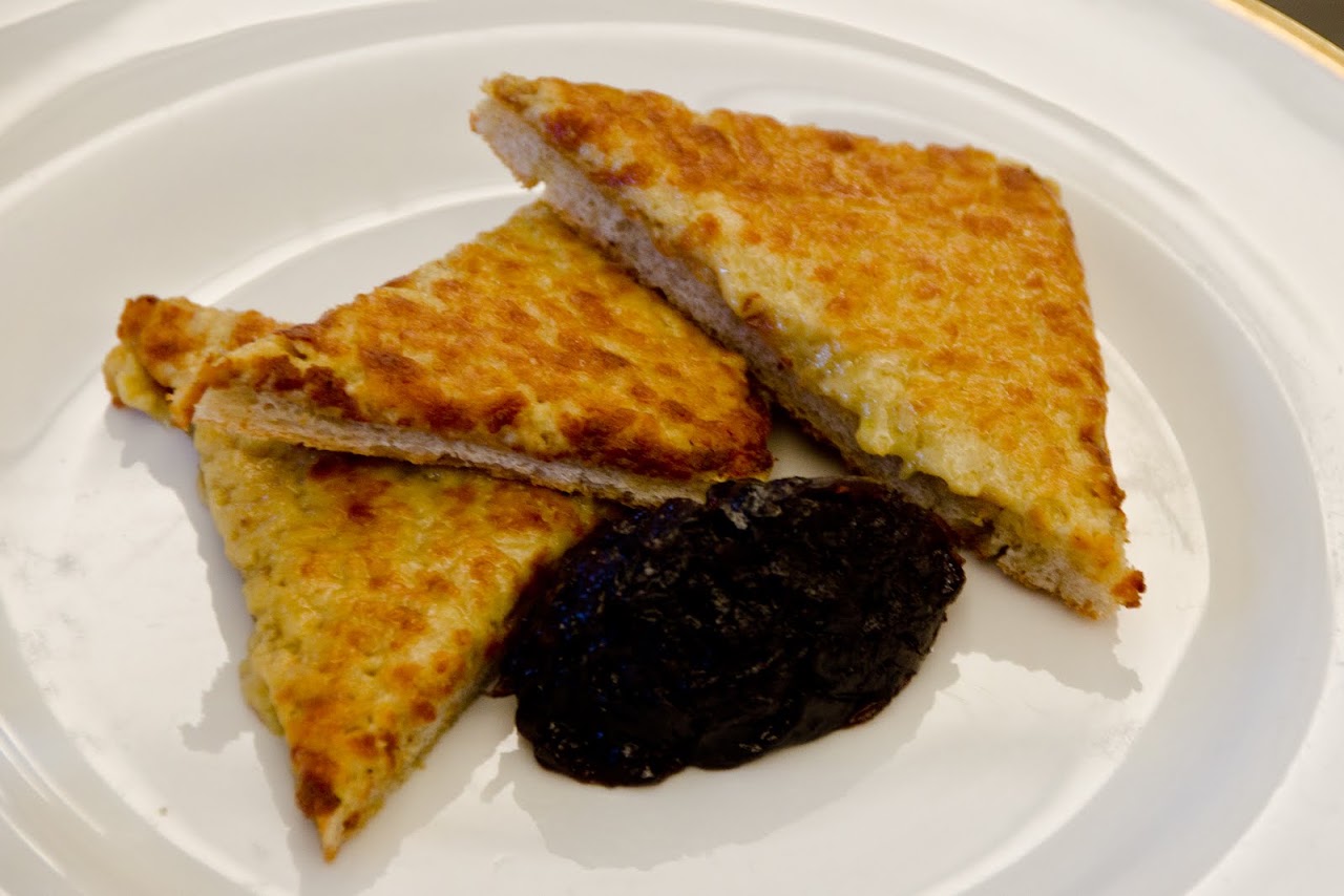 Welsh rarebit at Fortnum & Masons