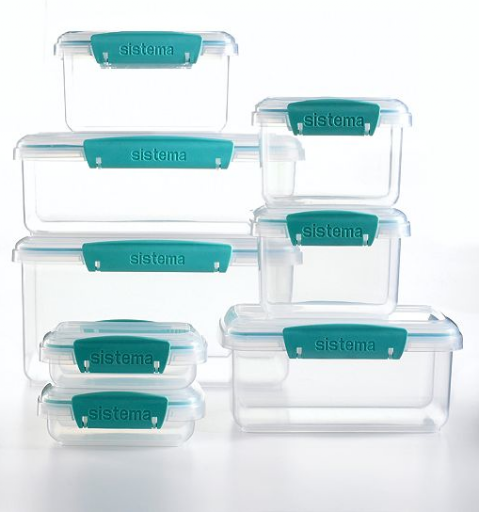 Martha Stewart food storage bins are simply the best. These rigorous snap-top designs are not only lasting but also chic. (www.macys.com)