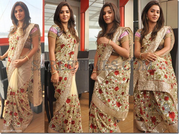 Soudamini_Cream_Embroidery_Saree