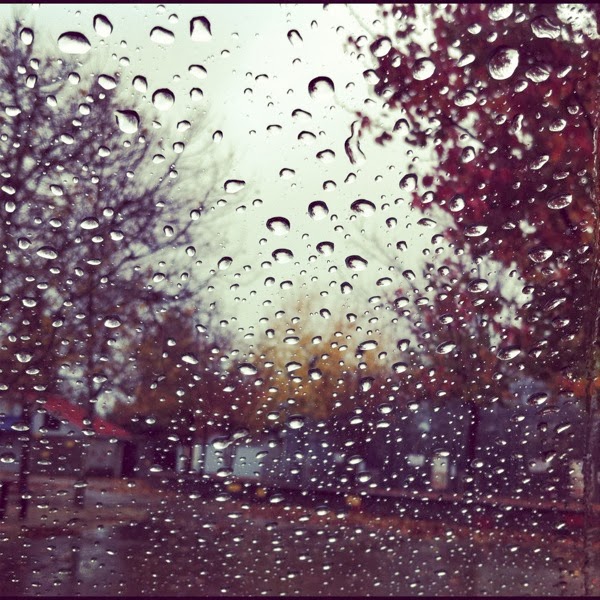 rain on a window