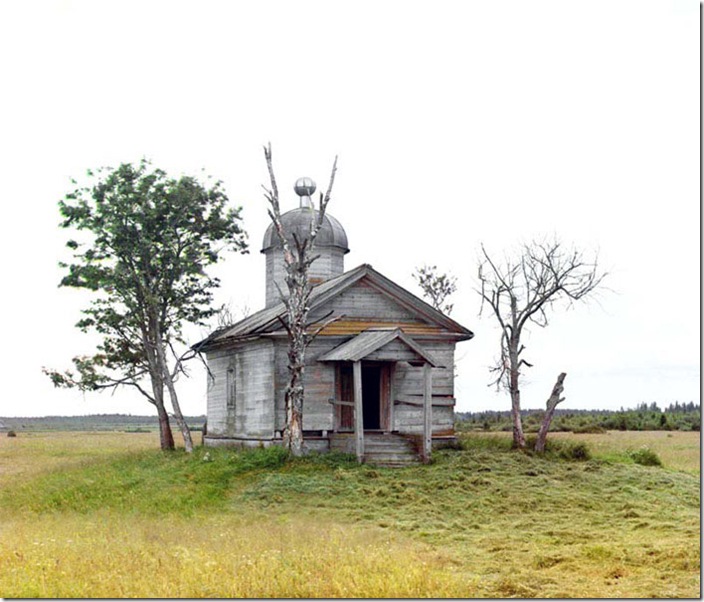 A-Chapel-on-the-Site-Where-the-Old-City-of-Belozersk-Stood-1909