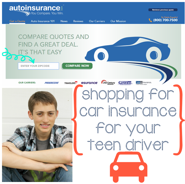 Shopping for Car Insurance for Your Teen Driver at GingerSnapCrafts.com#Compare2Win #CollectiveBias #shop 