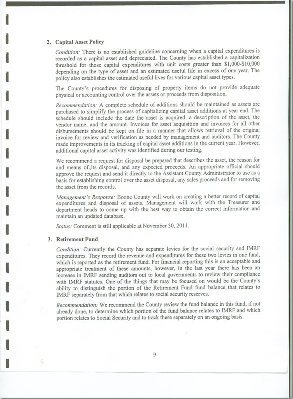 Management Letter 2011 CPA Audit  --9