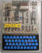 SINCLAIR ZX80 TRANSPARENTE