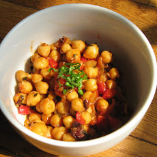 Magical Pomegranate Molasses Chickpeas