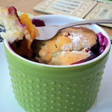 Apricot-Blueberry Cobbler