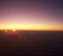 Sunset from the Airplane