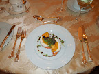 The fare was delicious and included this tomato and fresh mozzarella salad.