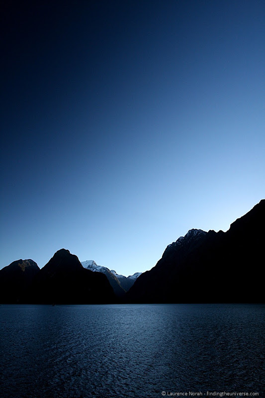 Milford sound silhouette Milford sound silhouette