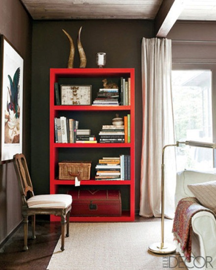 Röd accent, Apartment Therapy