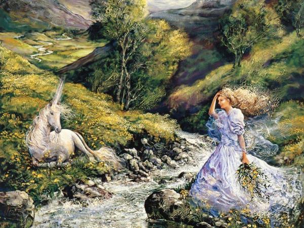 Unicorn And Princess On The Riverside, Magic Beauties 3