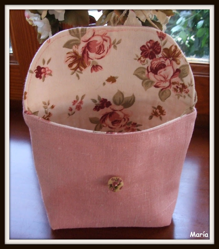 Bolsas de lino rosa-6