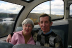 Mom and dad in the dome car