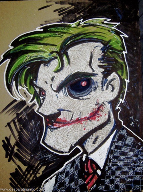 joker desenhos arte uminga viloes desbaratinando 