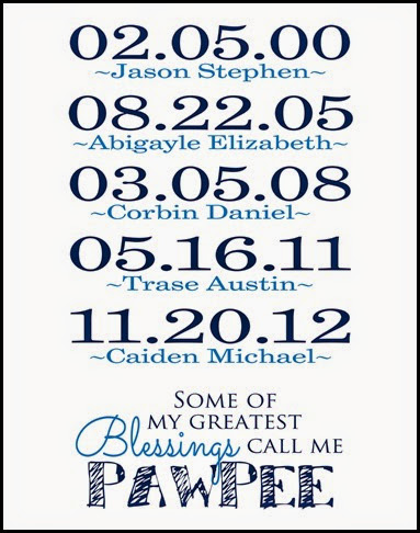 Cmbaird861 Blessings Pawpaw navy blue light blue 11x14