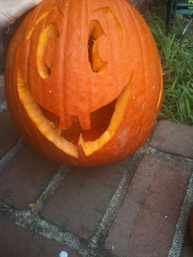 Of course, I made mine a smiley guy.