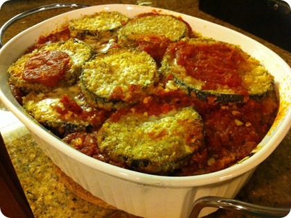 Baked Eggplant Parmesan how to make baked eggplant parmesan