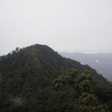 View west from the Gunung Ratai summit ridge to the lesser Ratai top (Daniel Quinn, October 2011)