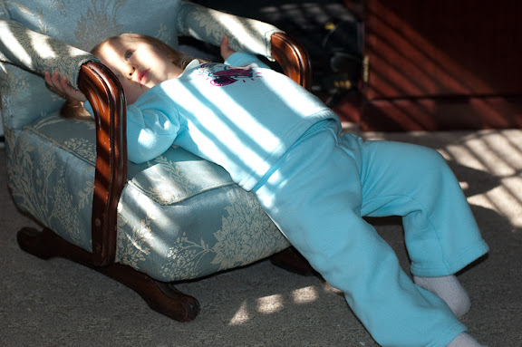 Bored with lounging.